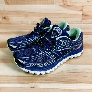 Brooks Glycerin 12 Blue Mint Running Shoe - Women's Size 7